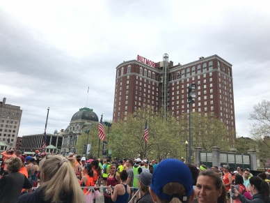 Start of the Providence Half marathon